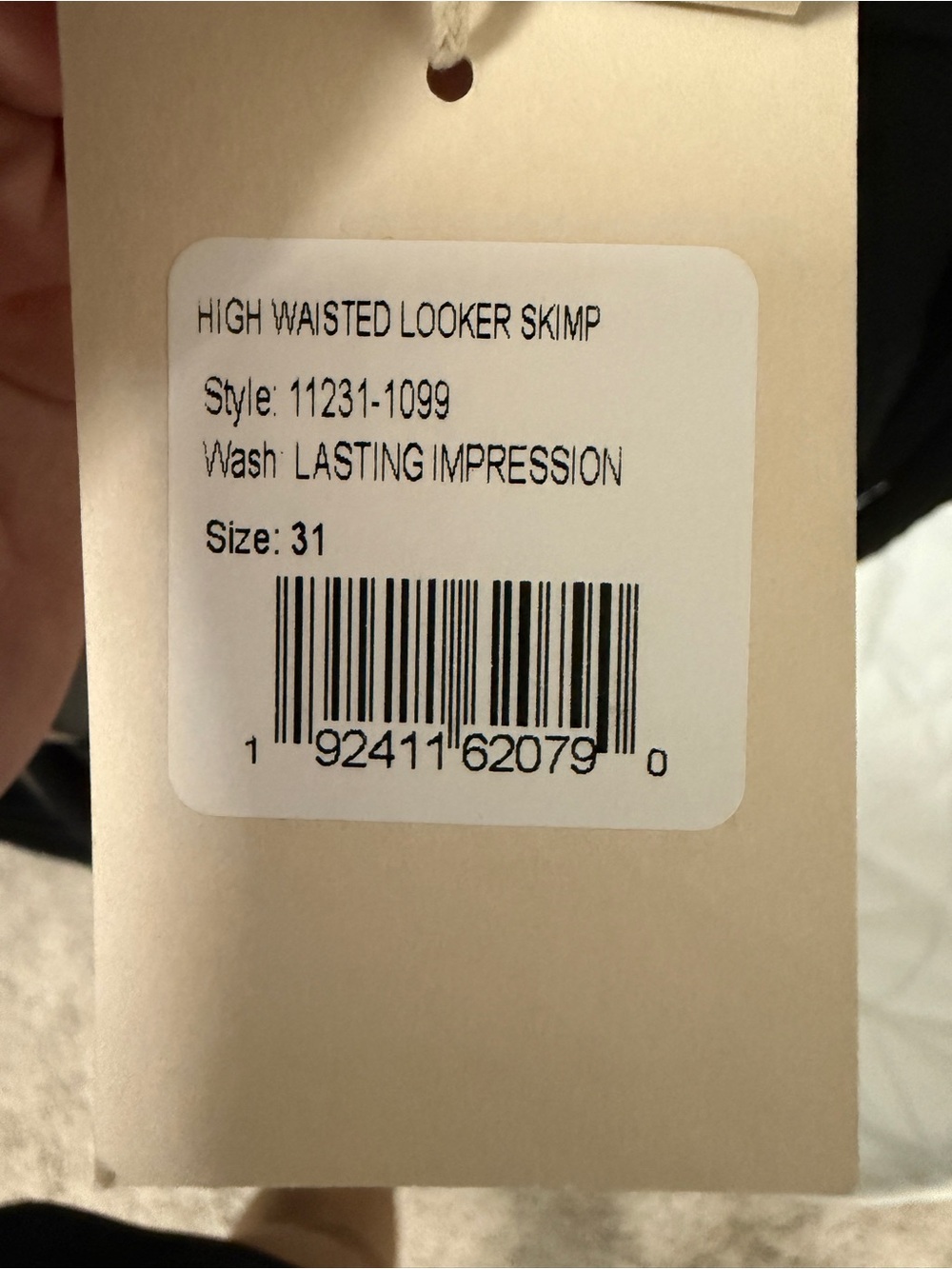 MOTHER Black High-Rise Skinny Jeans - Picture 2 of 2